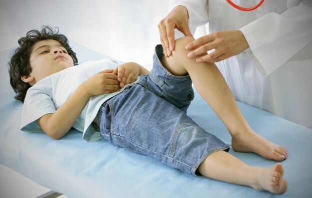 arthrose de l'articulation du genou chez les enfants
