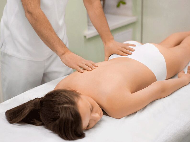 Le massage est une méthode efficace pour éliminer les symptômes de l'ostéochondrose